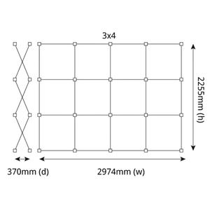 Aluminum Frame Collapsible Fabric Display Stand SEG Advertising <b>Light</b> <b>Box</b> Pop <b>up</b> Backlit Backdrop Exhibition - Product Image 3