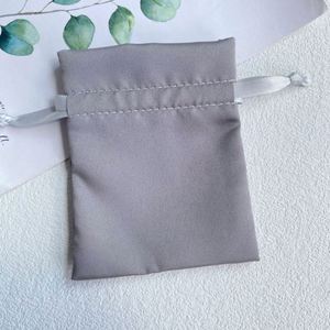 Wholesale Eco-friendly Satin Rope Handle Drawstring <b>Gift</b> <b>Bags</b> for Jewelry Makeup Clothes Shoes Packaging Luxury Pouches - Product Image 3