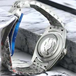 Reloj de Pulsera Automático Mecánico de Diamantes Moissanite de la Mejor Calidad con Movimiento NH35 para Hombre - Product Image 6