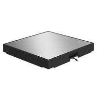 Plancher de danse LED magnétique 3D pour mariage, bar, fête, avec lumières scintillantes, pour DJ, extérieur, SHTX