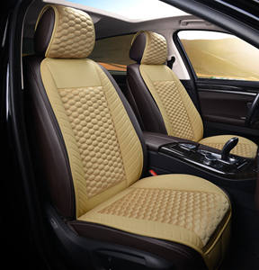 Fundas de Asiento de Coche Universales de Piel y Terciopelo de Alta Calidad, Compatibles con Airbag, para Golf <span class=keywords><strong>Polo</strong></span> GS, Opciones Personalizables - Product Image 3