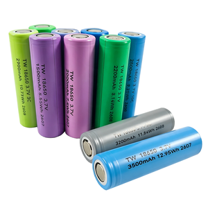 แบตเตอรี่ทรงกระบอกแบบชาร์จได้ตามสั่งจากโรงงาน ความจุ 1200mAh ถึง 3500mAh แบตเตอรี่ลิเธียมไอออน 3.7V 18650 สำหรับของเล่นและผลิตภัณฑ์อัจฉริยะ - Product Image 1
