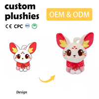 Jouets en peluche personnalisés : Processus complexe, vente en gros, animaux en peluche mignons pour mascotte IP, directement de l'usine