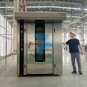 Four <span class=keywords><strong>de</strong></span> cuisson rotatif à lecture arabe à gaz utilisé par l'industrie commerciale/chariot 32 plateaux/ - Product Image 2