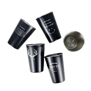 Wholesale Steel Wine Water Beer/water Drinking Coffee Cups Tumbler Single Wall Camping Tumbler Cup