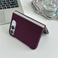 Étui en silicone liquide avec protection d'écran en verre trempé pour iPhone Duo, étui pliable magnétique en silicone pour téléphone portable