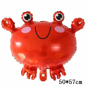 עיצוב חדש קריקטורה ים דחיית ים דגים כוכב רדיד בלונים sahorse לתמנון סרטנים סוג דג גלובוס לקישוט מסיבה - Product Image 2