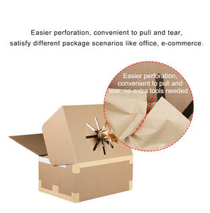 Caja de Relleno de Papel Kraft Ligero Compostable con Apertura Fácil, Embalaje Ecológico para Ahorrar Costos de Envío - Product Image 4