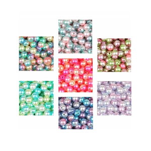 ลูกปัดมุกหลากสี LY602 สำหรับตกแต่งของเล่นสไลม์ ของเล่นพลาสติก และงานประดิษฐ์เครื่องประดับ - Product Image 5