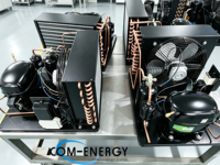 Unité de condensation à compresseur Com-Energy Secop 0,25 CV-1 CV pour chambre froide, réfrigération commerciale, températures moyennes, élevées et basses