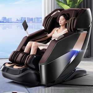 4D SL Schwarzer Luxus-Massagesessel mit Wärmetherapie, Deluxe Multifunktions-Massagestuhl mit Jade-Steinen und Neuer Roller für Salons - Product Image 5