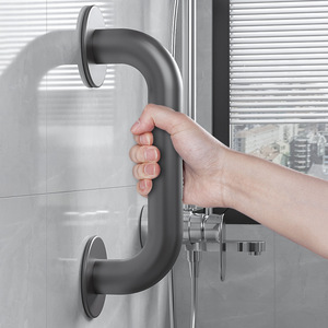 Barres d'appui de sécurité antidérapantes en acier inoxydable pour salle de bain, 40 cm, pour personnes âgées, toilettes, douche - Product Image 2
