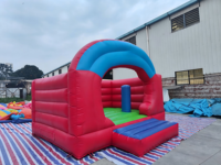 Structure gonflable commerciale pour fêtes, avec toboggan sec combiné, château gonflable pour adultes, pour usage intérieur