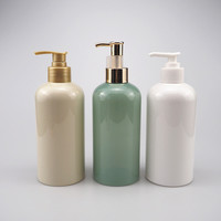 Bouteille de shampooing en plastique PET de 400 ml avec pompe à lotion