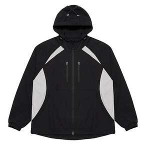 OEM ODM giacca all'ingrosso in poliestere 100% giacca di alta qualità Color Block da uomo alla <span class=keywords><strong>moda</strong></span> giacche con Zip - Product Image 3