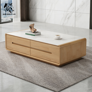 factory made cheapest customize <b>large</b> stock Eco-Friendly New Design Modern Side Table Living Room Furniture Wood Coffee Table - Product Image 2