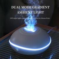 Diffuseur électrique ultrasonique de flamme de bureau de nouveauté d'usb de 2025 200ml pour des cadeaux de maison et d'anniversaire