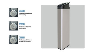 Batterie de remplacement avec chargeur 48V pour vélo électrique 14Ah 36V, pour vélos électriques, vélos pliants, VTT, moteur - Product Image 4