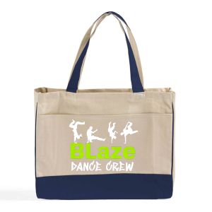 Personalized High Quality Dance Crew <b>Canvas</b> <b>Tote</b> Bag With Front Pocket Large Capacity Dance Studios Crew Gifts <b>Tote</b> Bags - Product Image 1