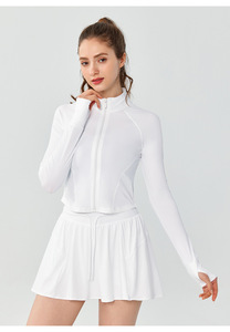 Ropa de Protección Solar <span class=keywords><strong>con</strong></span> <span class=keywords><strong>Capucha</strong></span> Efecto Hielo UPF50 para <span class=keywords><strong>Mujer</strong></span>, Abrigo de Protección Solar de Moda Avanzada, Camisa de Protección Solar Adelgazante de Verano - Product Image 3
