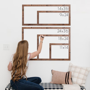 Calendrier mural familial encadré, tableau blanc effaçable à sec, planificateur hebdomadaire style tableau noir - Product Image 2