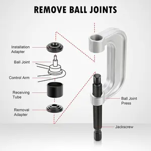 VIKTEC-Herramienta de extracción de juntas de bola, accesorio Maestro de alta resistencia, con adaptadores de tracción de 4 ruedas