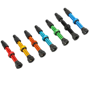 Valves Presta <span class=keywords><strong>Tubeless</strong></span> en alliage pour vélo 40mm 44mm 48mm 60mm 80mm Tiges avec outil de démontage du noyau de la <span class=keywords><strong>valve</strong></span> pour pneus de vélo de route MTB - Product Image 2