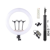 Ring Light Tripod 18-inci Standar Eropa dengan Lampu Selfie untuk Fotografi dan Siaran Langsung