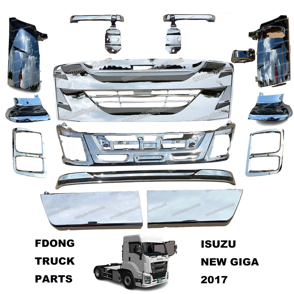 k*0様 ISUZU クロームエアロパーツ Chrome Mirror Arm Cover LH for ISUZU GIGA 2018 Truck Spare Body Parts