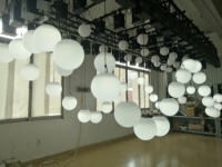 Éclairage cinétique LED DMX512 de haute qualité, boule lumineuse de 20 cm, portée de levage de 4 m pour club, bar, discothèque, scène