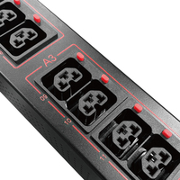 Barre d'alimentation pour rack de serveur PDU 415V de qualité supérieure, 6 disjoncteurs, prises combinées C39, homologuée UL, unité de distribution pour centre de données