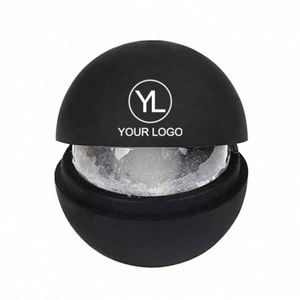 แม่พิมพ์ซิลิโคนทรงกลมแบบไม่ติดกระทะ พิมพ์โลโก้ได้ตามต้องการ ใช้ซ้ำได้ เป็นมิตรกับสิ่งแวดล้อม สำหรับทำน้ำแข็งทรงกลมสำหรับวิสกี้และไอศกรีม - Product Image 2