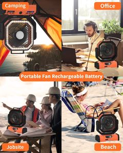 Nuevo Ventilador <span class=keywords><strong>de</strong></span> Camping para Exteriores <span class=keywords><strong>de</strong></span> 12 Pulgadas, Ventilador Recargable con Baterí<span class=keywords><strong>a</strong></span> <span class=keywords><strong>de</strong></span> 40000 mAh, con Iluminación RGB, Ventilador Portátil USB para Tienda <span class=keywords><strong>de</strong></span> Campañ<span class=keywords><strong>a</strong></span> - Product Image 6