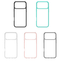 Coque de téléphone hybride antichoc en PC rigide de 1,5 mm pour iPhone 17 Pro Max 17 Air 16E 15 18 Pro, coque souple transparente ultra-fine
