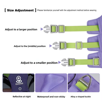 Harnais pour chien OEM ODM imperméable à séchage rapide, réfléchissant, réglable, anti-traction, pour petits et moyens chiens, Nouveauté 2026