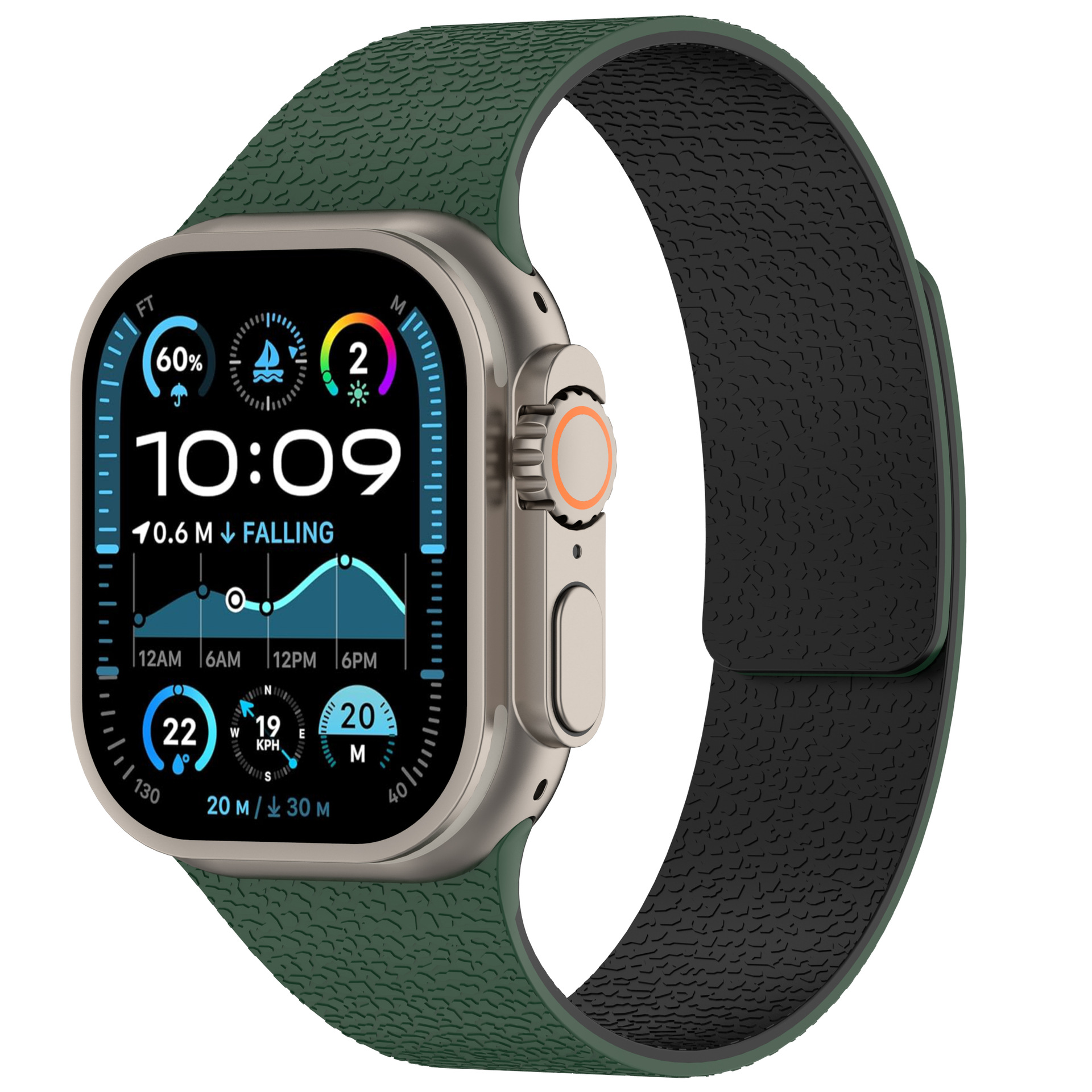 Noir Vert foncé