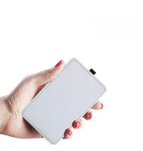 ซองใส่บัตรป้ายสีขาวแบบ DIY ผ้าโพลีเอสเตอร์ + ที่ใส่บัตรประชาชนแบบระเหิดหนัง PU สีดำพร้อมพวงกุญแจกุ้งก้ามกราม - Product Image 4