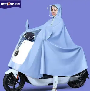 Factory Motorcycle Packable Rain Suit Safety Waterproof Raincoat Custom Logo Long Poncho