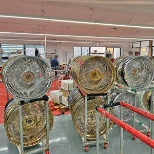 Nuevas Llantas de Aleación de Aluminio 2026 con Tapas Centrales Flotantes, Diseño Multirradio Cromado Dorado, Alto Rendimiento, 26 Pulgadas - Product Image 6