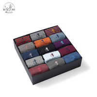 BQ-A 1127 nouvelle arrivée cadeau boîte chaussettes heureux chaussettes cadeau boîte chaussettes homme en boîte
