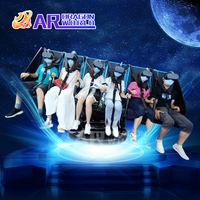 Produit de divertissement de parc d'attractions d'intérieur 9D VR parc d'attractions électronique ride vr simulateur de vol