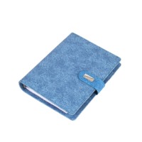 Bloc notes en cuir doux, Macaron de mm A5 B6, chaussons de luxe à feuilles mobiles, pour agenda, Journal, portable