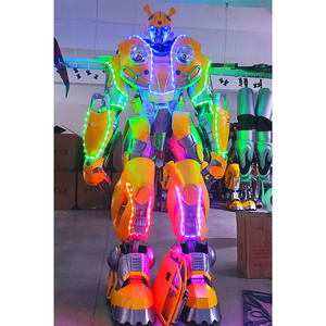 Costume de poupée Transformers Autobots lumineux à LED pour adultes, idéal pour le cosplay en parc, Bumblebee <span class=keywords><strong>Optimus</strong></span> <span class=keywords><strong>Prime</strong></span> Robot Voiture - Product Image 1