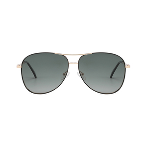 Gafas de Sol de Piloto con Montura Completa, Lentes Degradadas, Montura Dorada, 100% Protección UV, Unisex, Estilo Rectangular para Adultos - Product Image 6