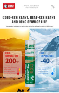 Sigillante Siliconico Neutro per Finestre e Porte, Economico, per Giunti in Calcestruzzo, Sigillante GP, Colla per Vetro Trasparente - Product Image 2