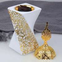 Brûleur d'encens en résine de forme irrégulière, brûleur d'arômes rotatif, ornement artisanal en résine, décoration de bureau, décoration de la maison, cadeau pour le salon