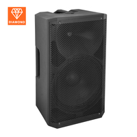 Diamond Nouveau Système de Haut-parleurs Puissant de 15 Pouces 1200W de Puissance Crête Classe D Plastique Audio Professionnel Haut-parleur Actif de Scène pour l'Extérieur