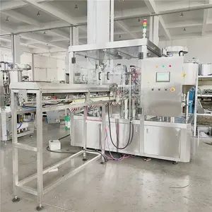 ZLD-4A 4 Nozzle Automatic Doypack Bags Spout Pouch Filling And Capping Machine For Water Milk Fruit Mango Juice Jam Paste