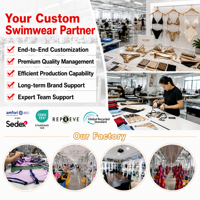 Fabricante OEM, Traje de Baño de Dos Piezas con Diseño de Hardware en Tela Reciclada Personalizada, Bikini Tipo Tanga para Mujer