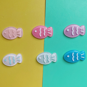 Accessoires de bijoux DIY pour épingles à cheveux, miniatures en résine de poisson mignonnes, artisanat pour la création de broches, coques de téléphone faites à la main, aimants de réfrigérateur - Product Image 5